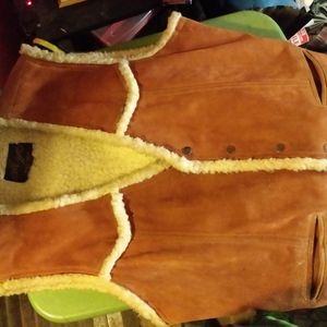 Montgomery ward genuine leather vest